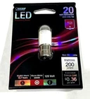Feit Electric BA15d LED specialty bulb package.