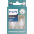 Philips Ultinon 1156WLED bright white automotive LED bulb package.