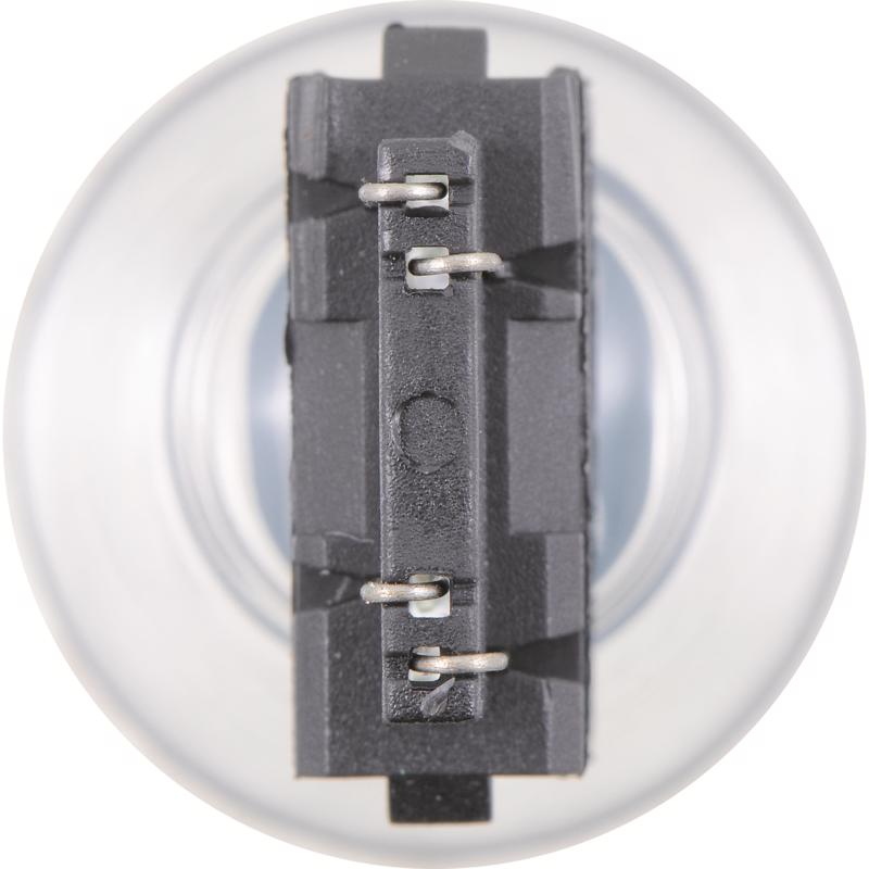 Philips 3057 automotive bulb base and contact close-up.