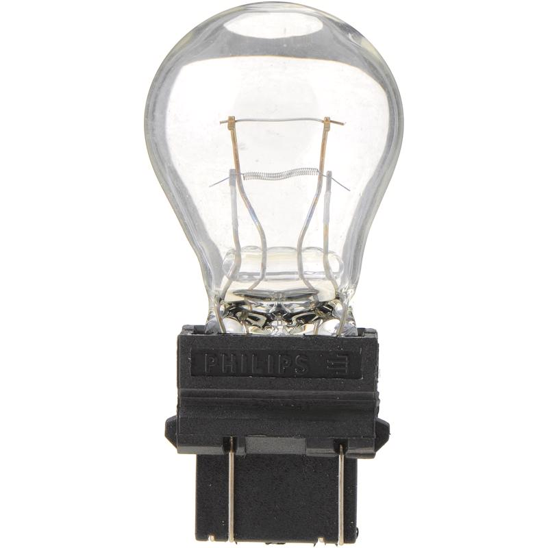 Philips 3057 automotive incandescent bulb close-up.